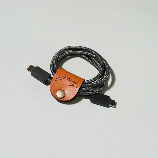 osterreich / LOGO Nume Leather Earphone Cord Clip