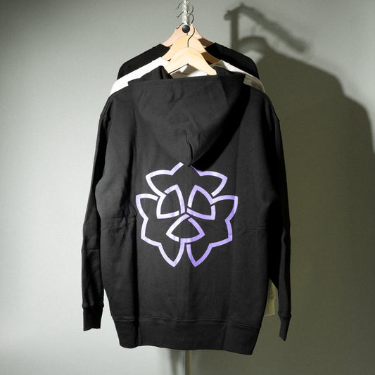 千也茶丸 / "千也茶丸" LOGO Goods Zip-up Hoodie