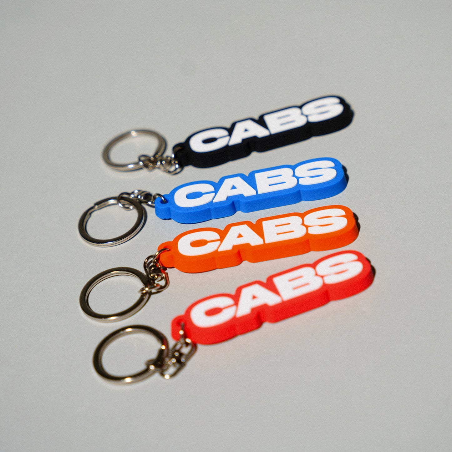 the cabs / “CABS” Rubber keychain