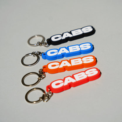 the cabs / “CABS” Rubber keychain
