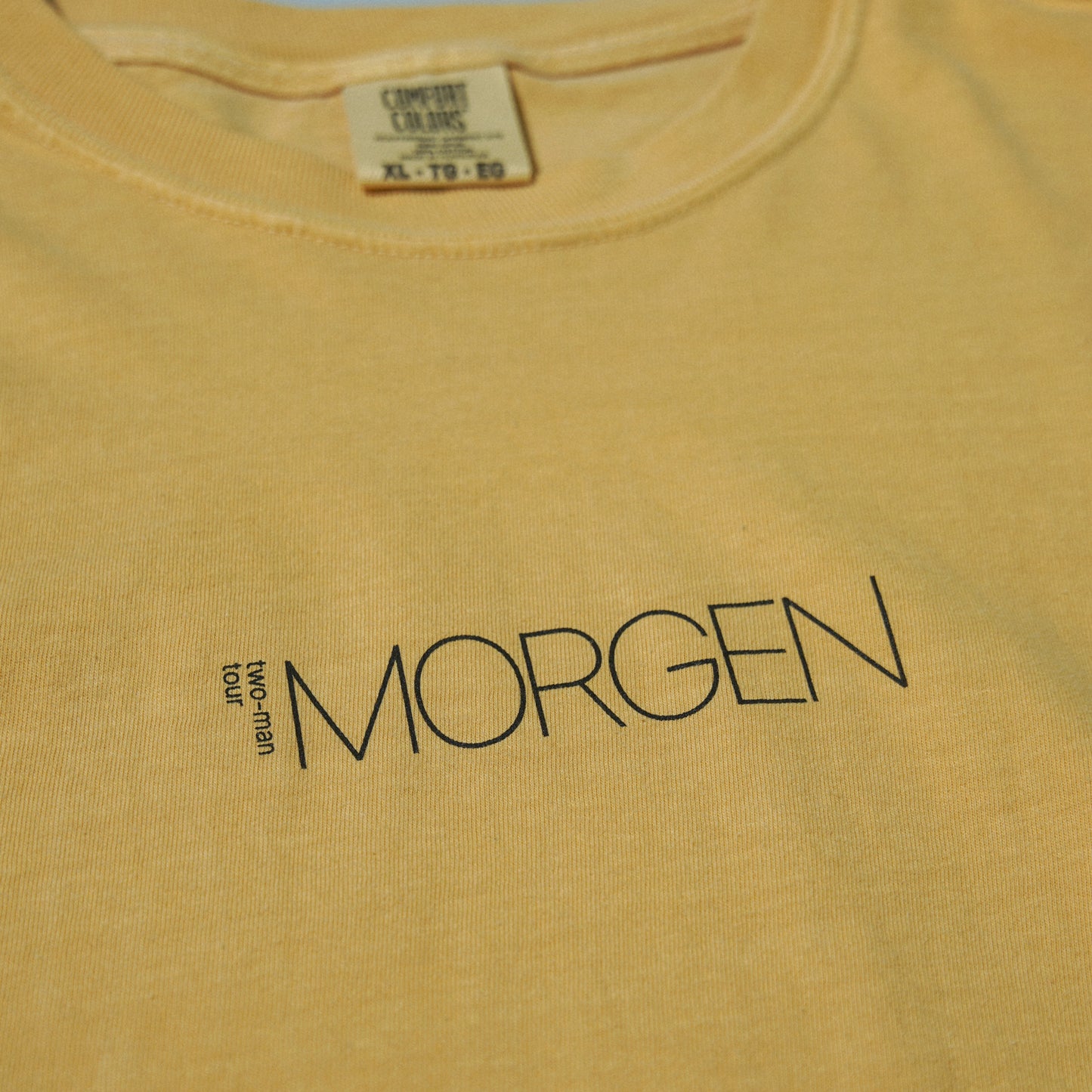 the cabs / “MORGEN” TOUR Garment-Dyed Long Sleeve T-Shirt