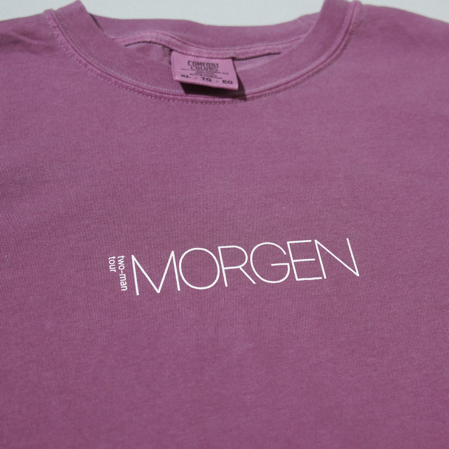 the cabs / “MORGEN” TOUR Garment-Dyed Long Sleeve T-Shirt