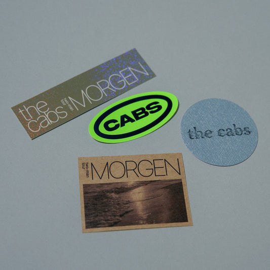 the cabs / “MORGEN” TOUR Sticker Set