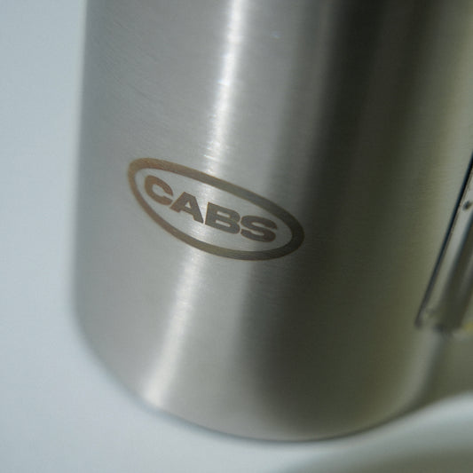 the cabs / “CABS” Foldable Handle Stainless Steel Mug