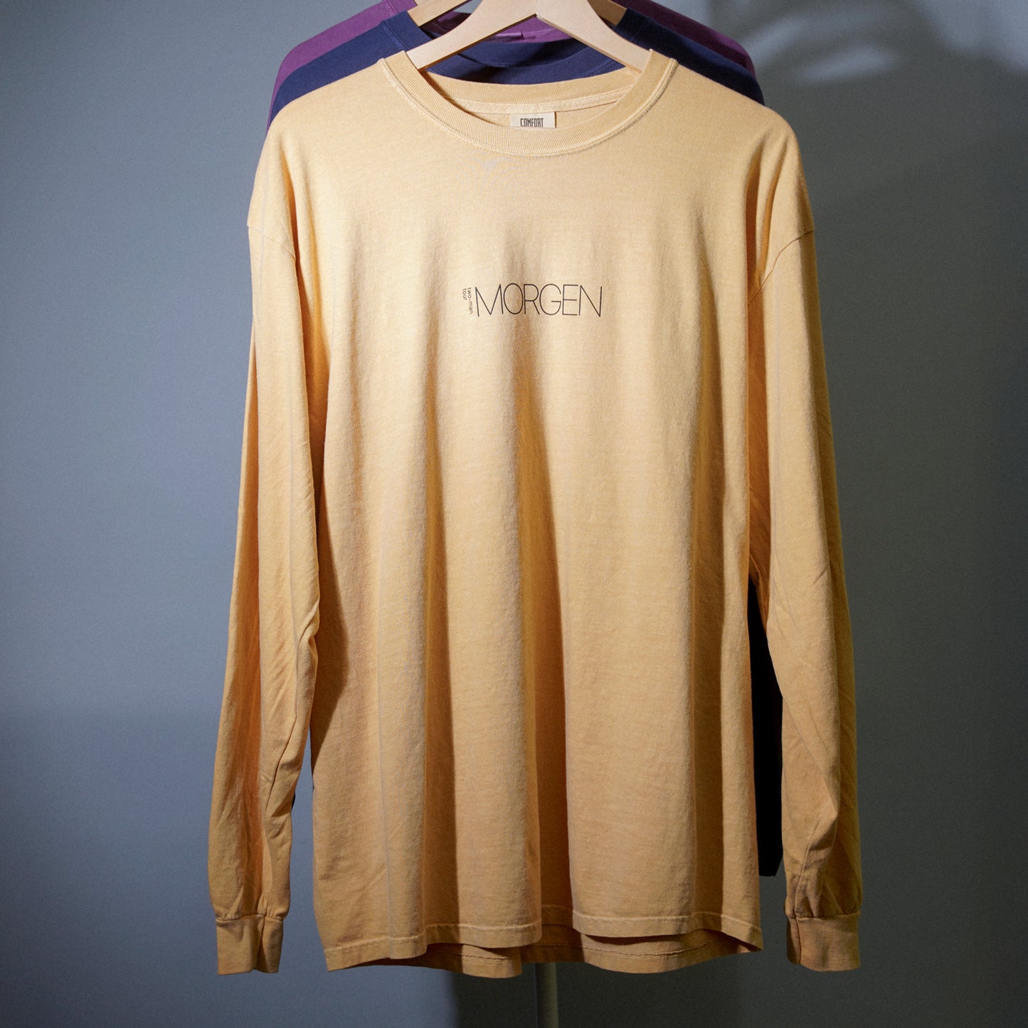 the cabs / “MORGEN” TOUR Garment-Dyed Long Sleeve T-Shirt