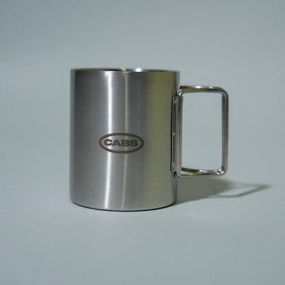 the cabs / “CABS” Foldable Handle Stainless Steel Mug