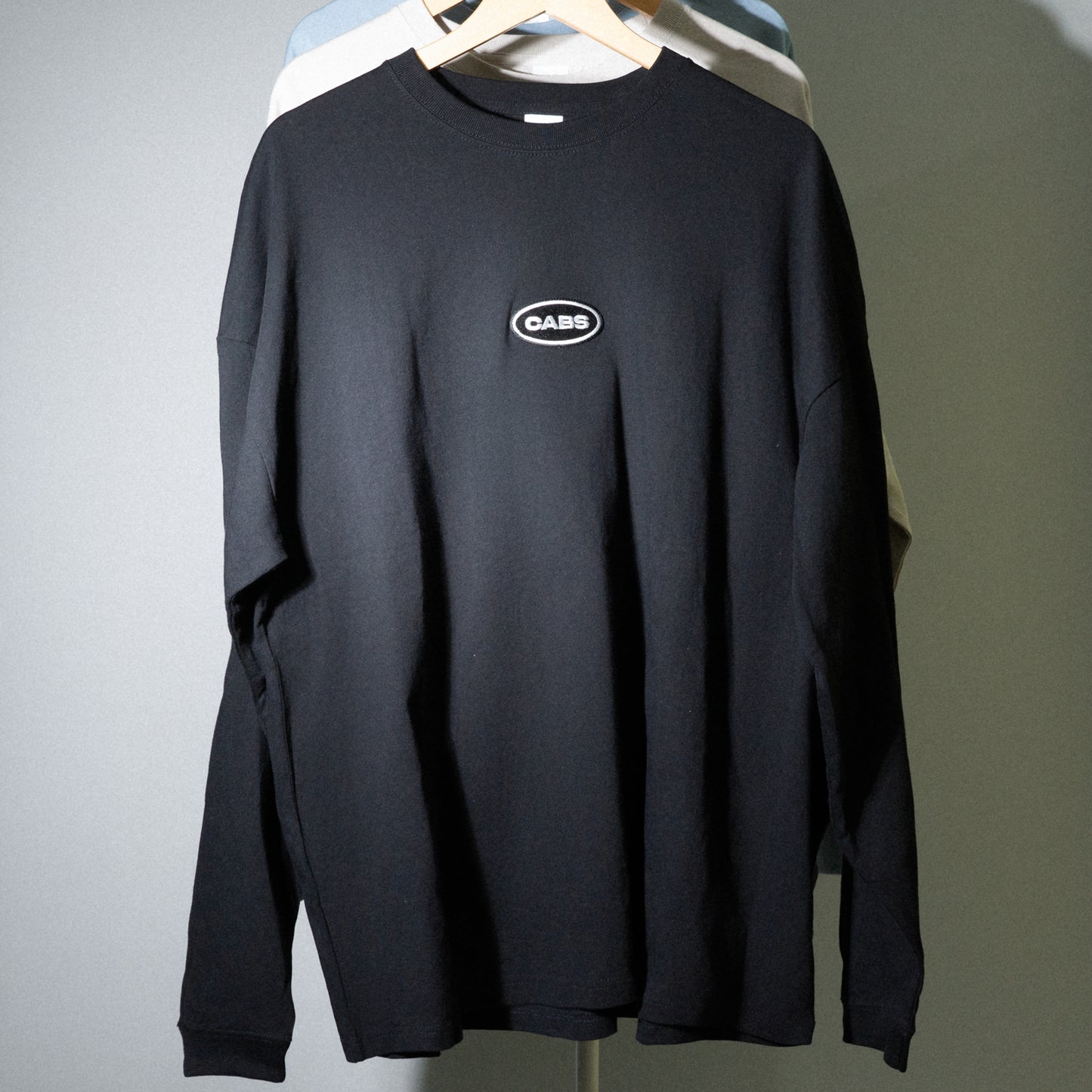 the cabs / Embroidered Patch BIG Long Sleeve T-Shirt