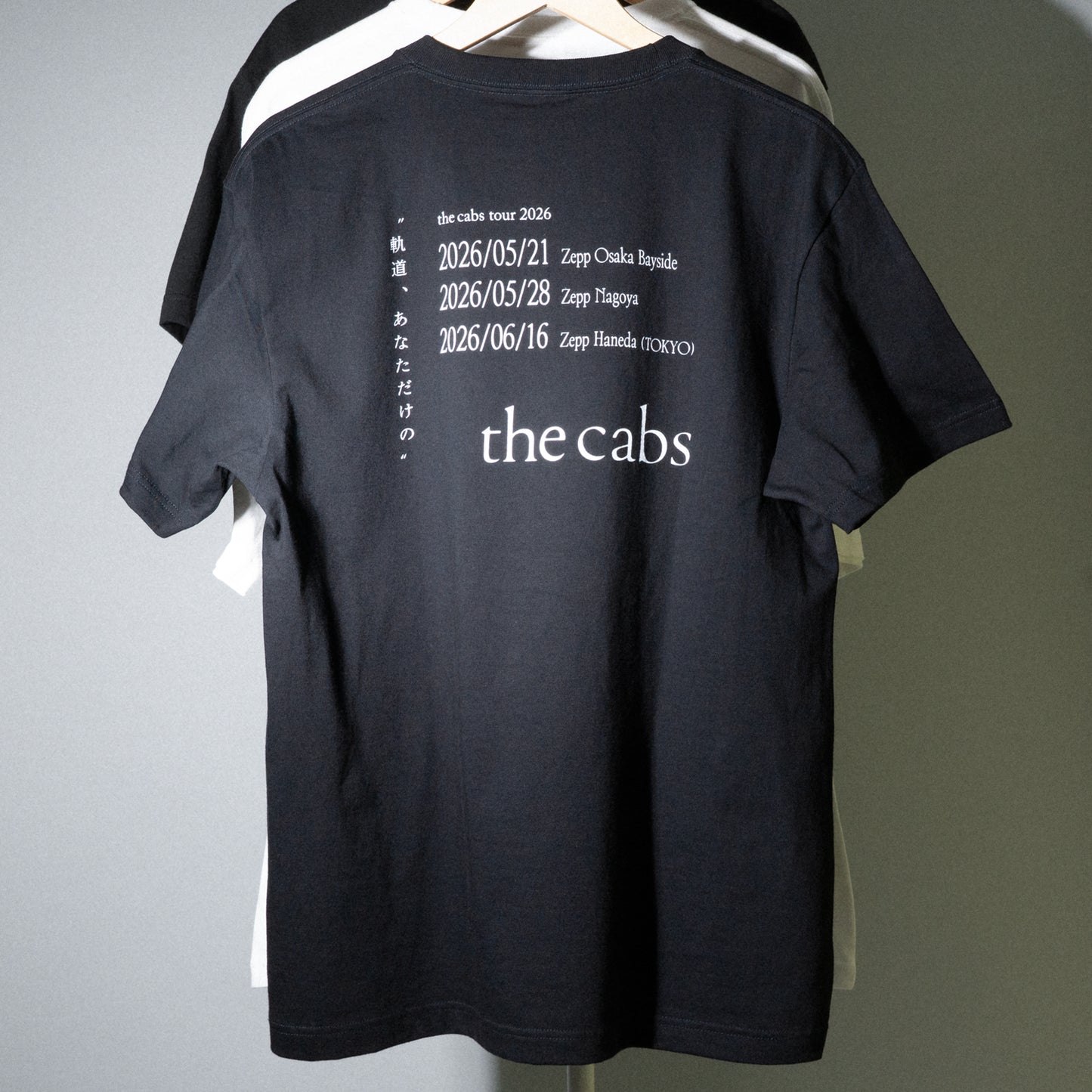 the cabs / tour 2026 "軌道、あなただけの" TOUR T-Shirt